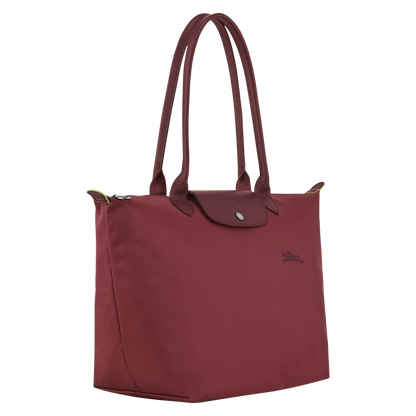 Le Pliage Green L Tote bag Pomegranate - Recycled canvas