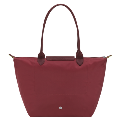 Le Pliage Green L Tote bag Pomegranate - Recycled canvas