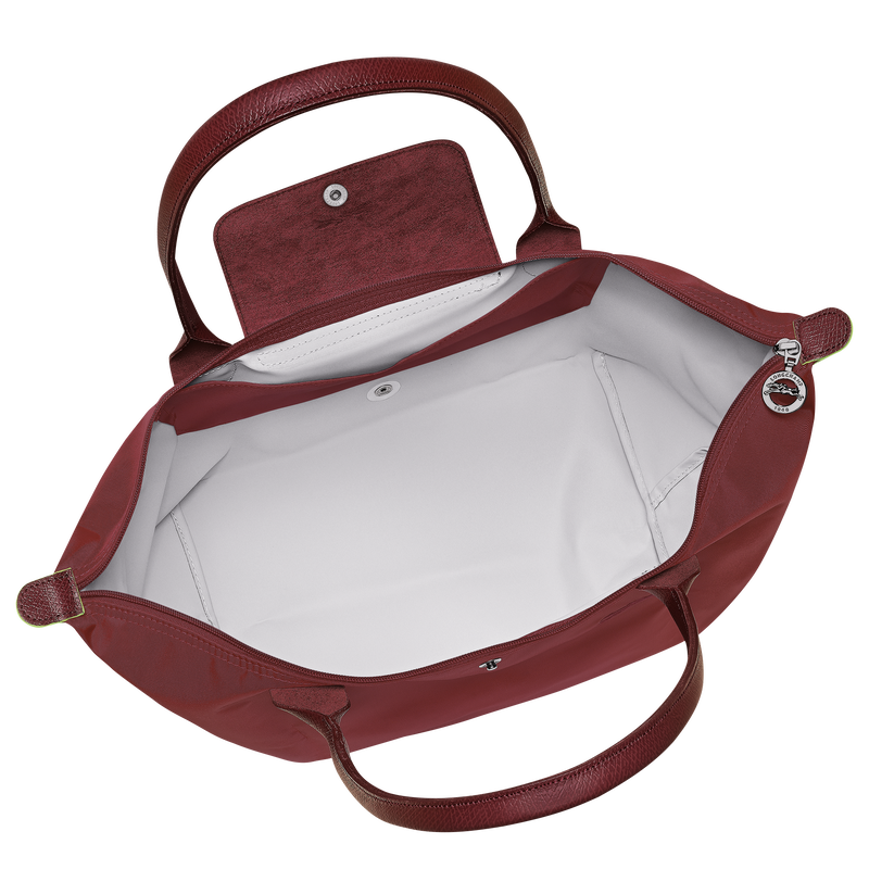 Le Pliage Green L Tote bag Pomegranate - Recycled canvas