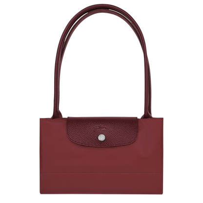 Le Pliage Green L Tote bag Pomegranate - Recycled canvas