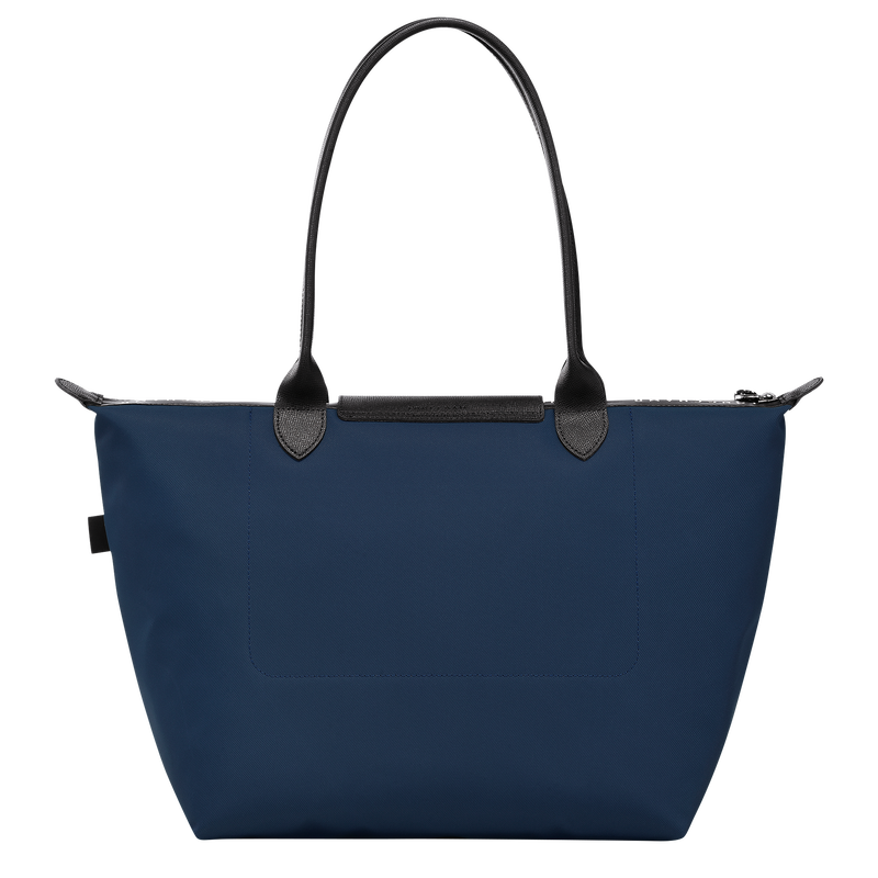 Le Pliage Collection L Tote bag Navy - Recycled canvas