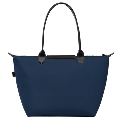 Le Pliage Collection L Tote bag Navy - Recycled canvas