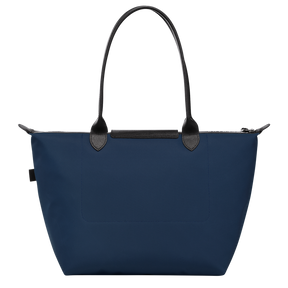 Le Pliage Collection L Tote bag Navy - Recycled canvas