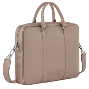 Le Foulonné XS Briefcase Turtledove - Leather