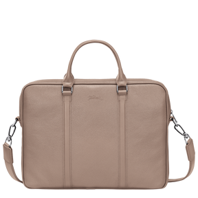 Le Foulonné XS Briefcase Turtledove - Leather