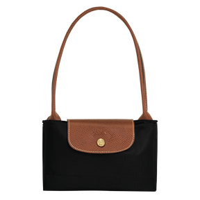 Le Pliage Original M Tote bag Black - Recycled canvas