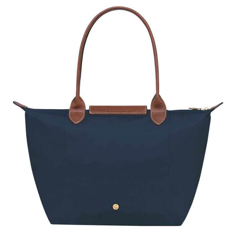 Le Pliage Original M Tote bag Navy - Recycled canvas