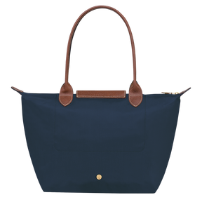 Le Pliage Original M Tote bag Navy - Recycled canvas