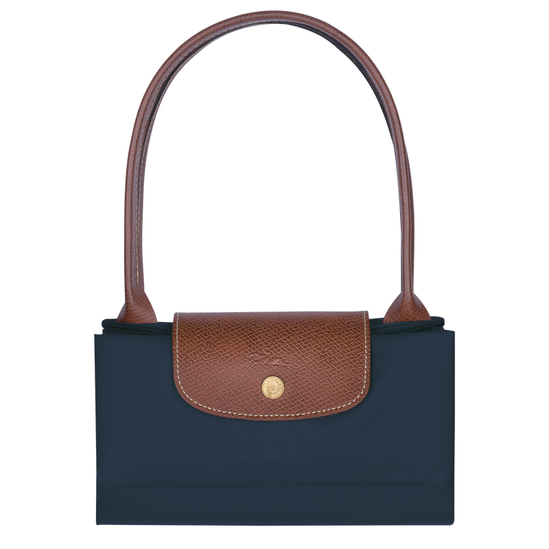 Le Pliage Original M Tote bag Navy - Recycled canvas