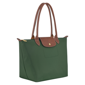 Le Pliage Original M Tote bag British Green - Recycled canvas