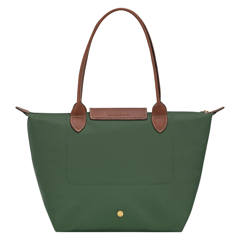 Le Pliage Original M Tote bag British Green - Recycled canvas