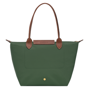 Le Pliage Original M Tote bag British Green - Recycled canvas