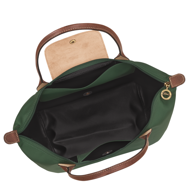 Le Pliage Original M Tote bag British Green - Recycled canvas