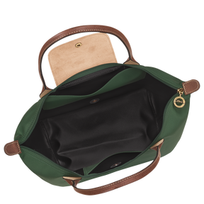 Le Pliage Original M Tote bag British Green - Recycled canvas