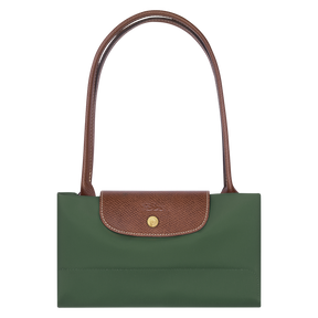 Le Pliage Original M Tote bag British Green - Recycled canvas