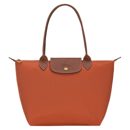 Le Pliage Original M Tote bag Brick - Recycled canvas