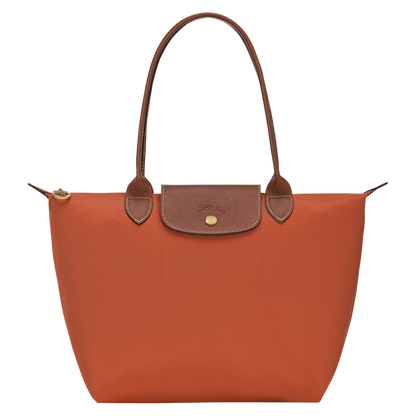 Le Pliage Original M Tote bag Brick - Recycled canvas