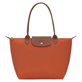 Le Pliage Original M Tote bag Brick - Recycled canvas