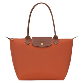 Le Pliage Original M Tote bag Brick - Recycled canvas