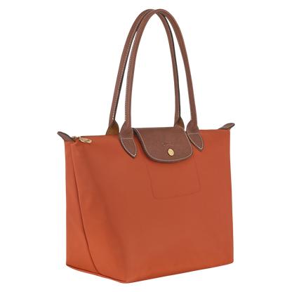 Le Pliage Original M Tote bag Brick - Recycled canvas