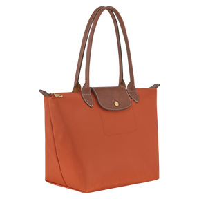 Le Pliage Original M Tote bag Brick - Recycled canvas