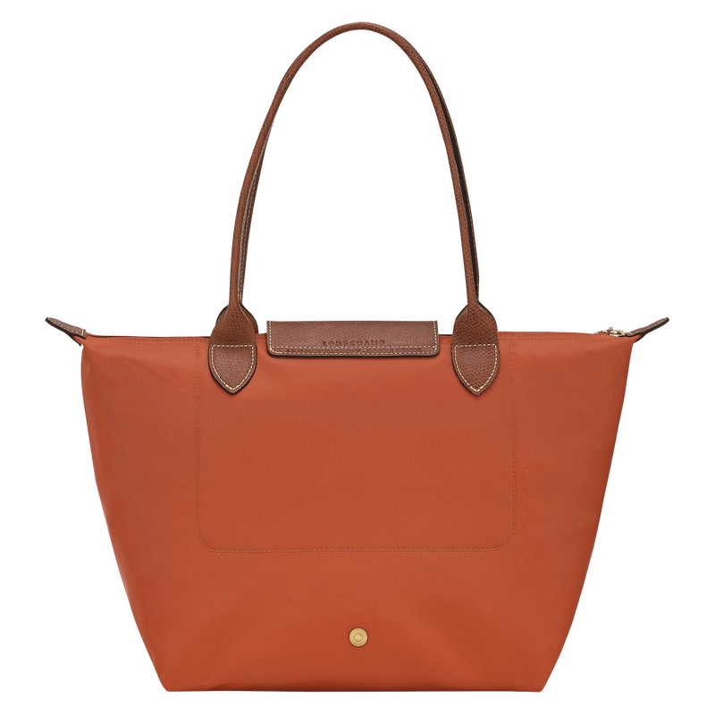 Le Pliage Original M Tote bag Brick - Recycled canvas