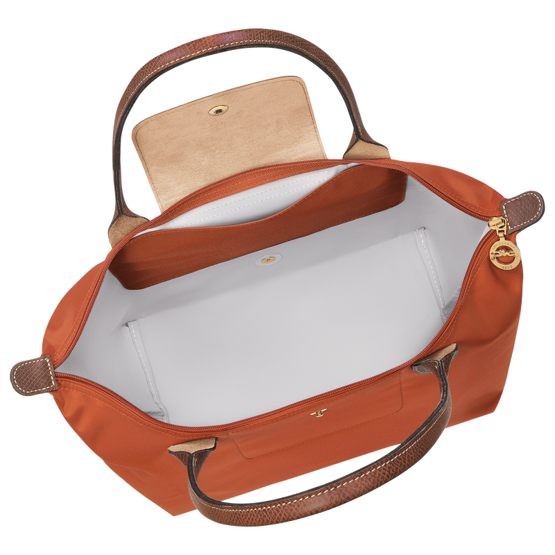 Le Pliage Original M Tote bag Brick - Recycled canvas