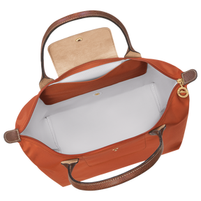 Le Pliage Original M Tote bag Brick - Recycled canvas