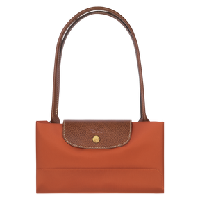 Le Pliage Original M Tote bag Brick - Recycled canvas