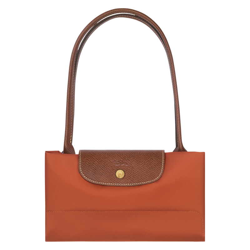 Le Pliage Original M Tote bag Brick - Recycled canvas
