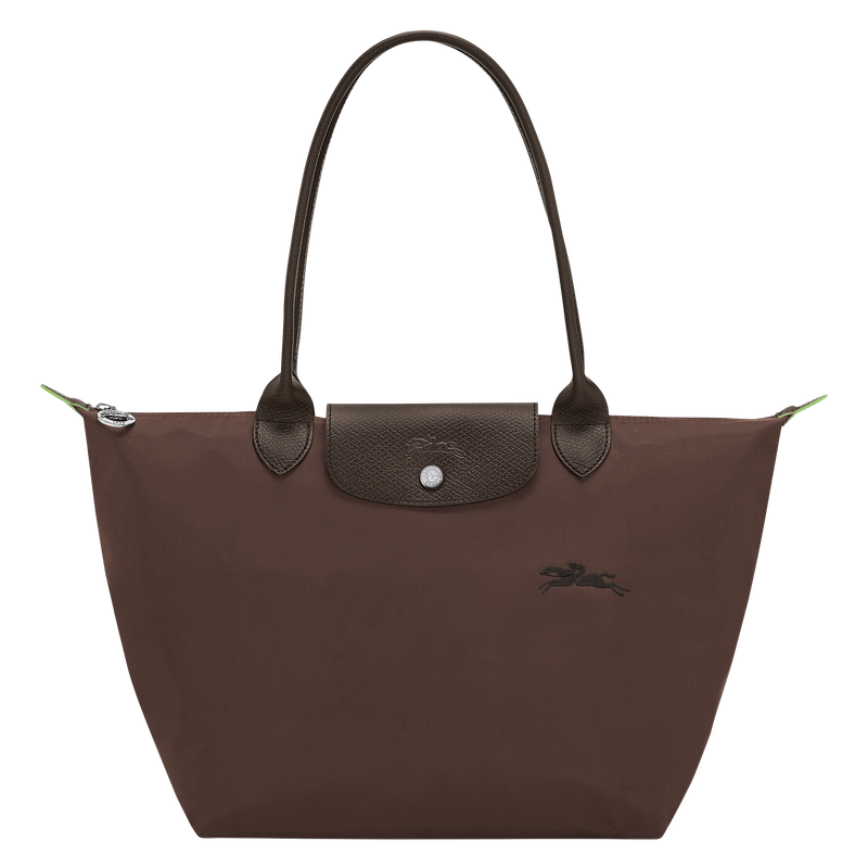 Le Pliage Green M Tote bag Mocha - Recycled canvas