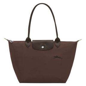 Le Pliage Green M Tote bag Mocha - Recycled canvas