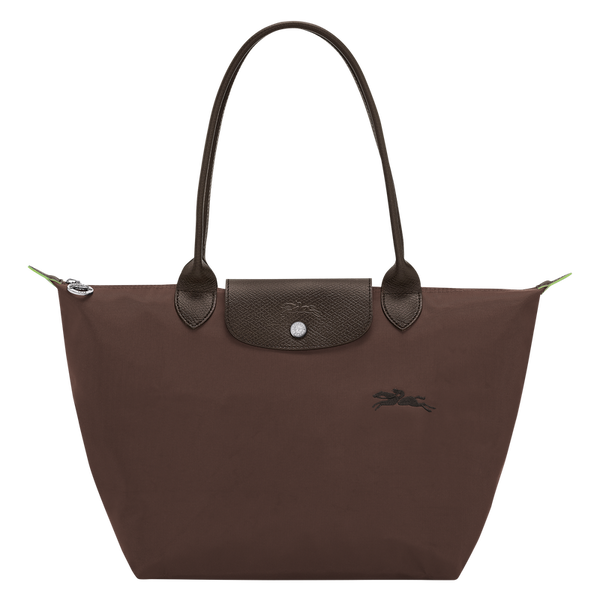 Le Pliage Green M Tote bag Mocha - Recycled canvas