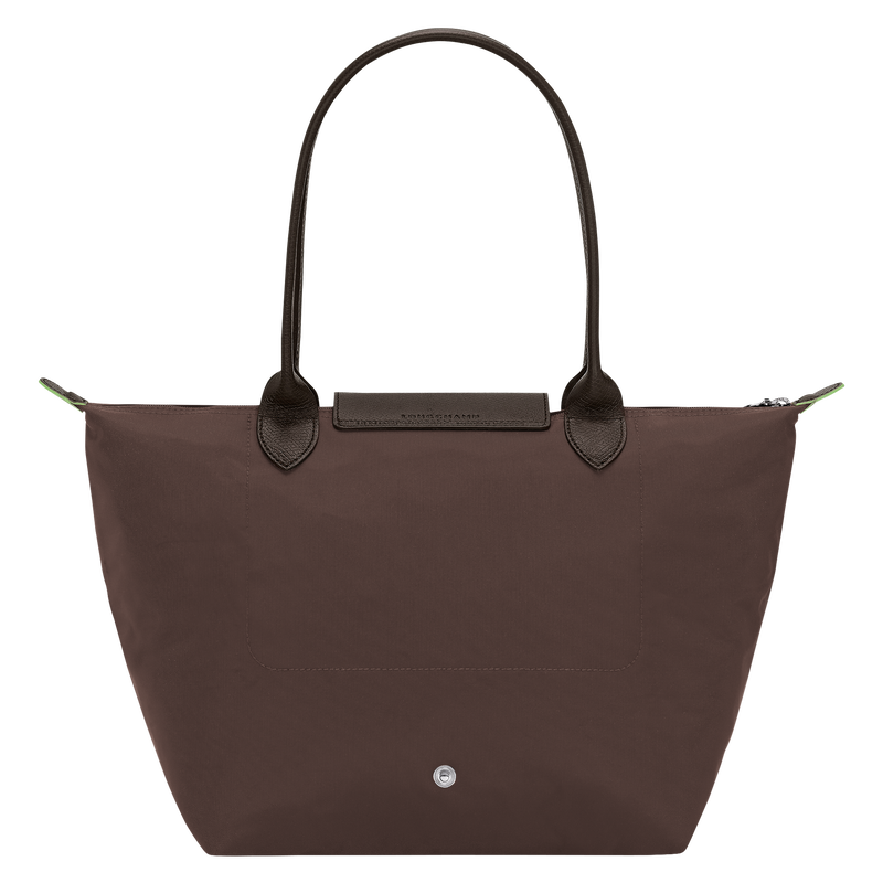 Le Pliage Green M Tote bag Mocha - Recycled canvas