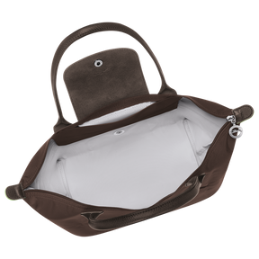 Le Pliage Green M Tote bag Mocha - Recycled canvas