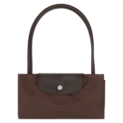 Le Pliage Green M Tote bag Mocha - Recycled canvas