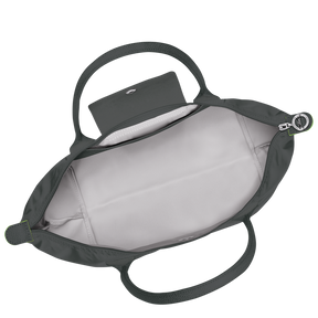 Le Pliage Green M Tote bag Graphite - Recycled canvas