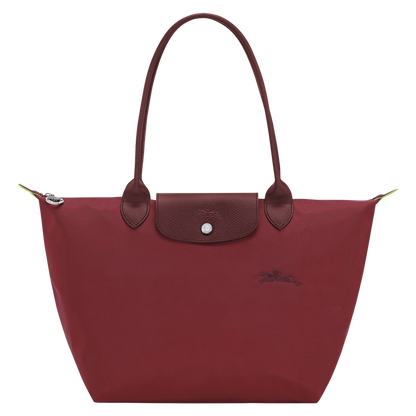 Le Pliage Green M Tote bag Pomegranate - Recycled canvas