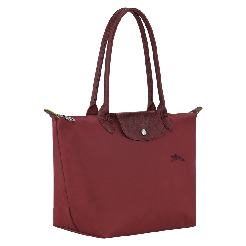 Le Pliage Green M Tote bag Pomegranate - Recycled canvas