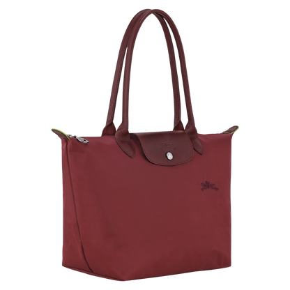 Le Pliage Green M Tote bag Pomegranate - Recycled canvas
