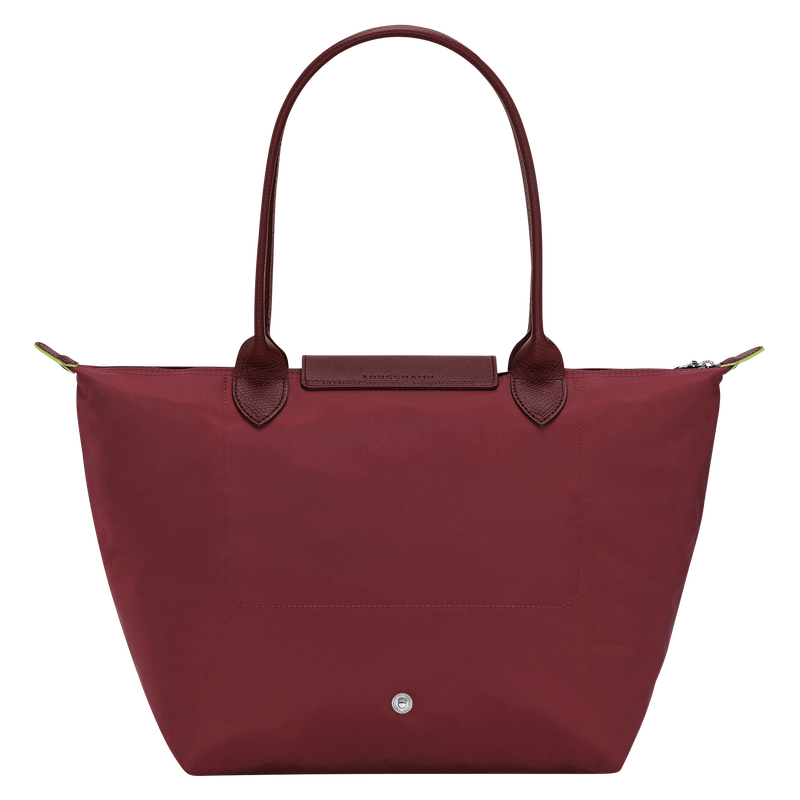 Le Pliage Green M Tote bag Pomegranate - Recycled canvas