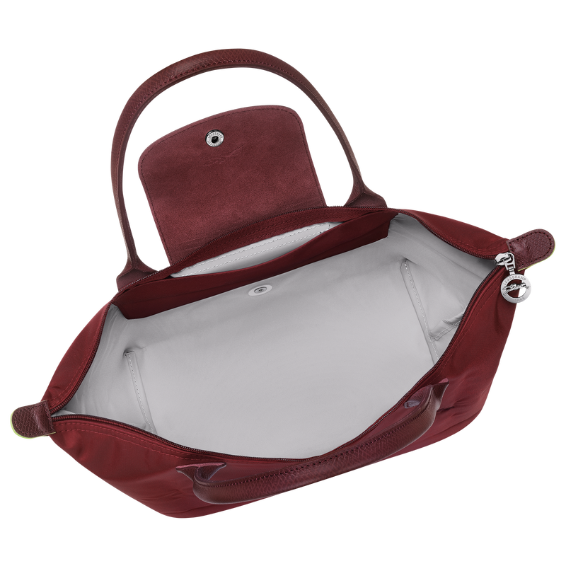 Le Pliage Green M Tote bag Pomegranate - Recycled canvas