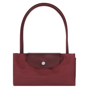 Le Pliage Green M Tote bag Pomegranate - Recycled canvas