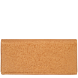 Le Foulonné Continental wallet Walnut - Leather