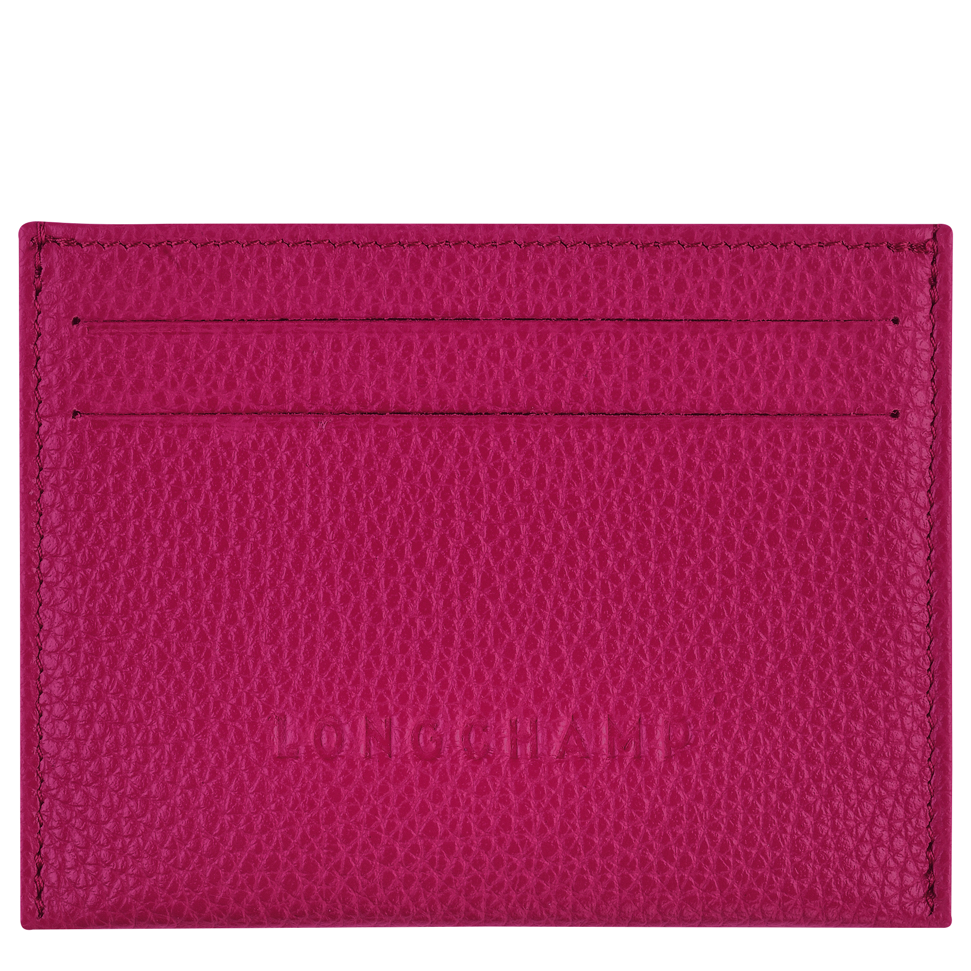 Le Foulonné Card holder Beetroot - Leather