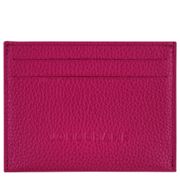 Le Foulonné Card holder Beetroot - Leather