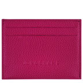 Le Foulonné Card holder Beetroot - Leather