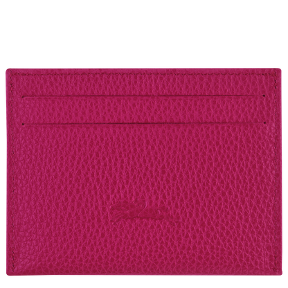 Le Foulonné Card holder Beetroot - Leather