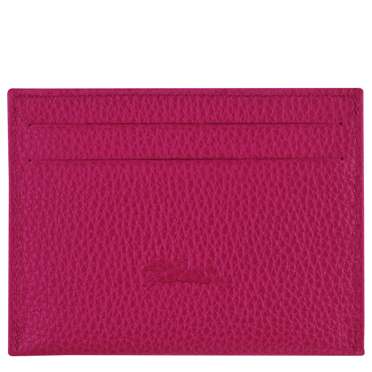 Le Foulonné Card holder Beetroot - Leather