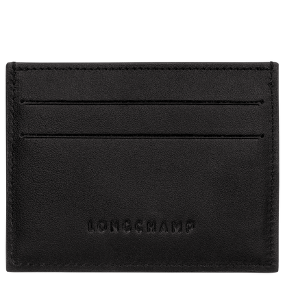 Le Roseau Card holder Black - Leather